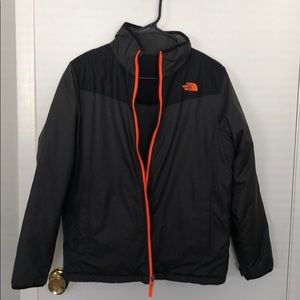 Boys North Face Reversible Fleece Jacket